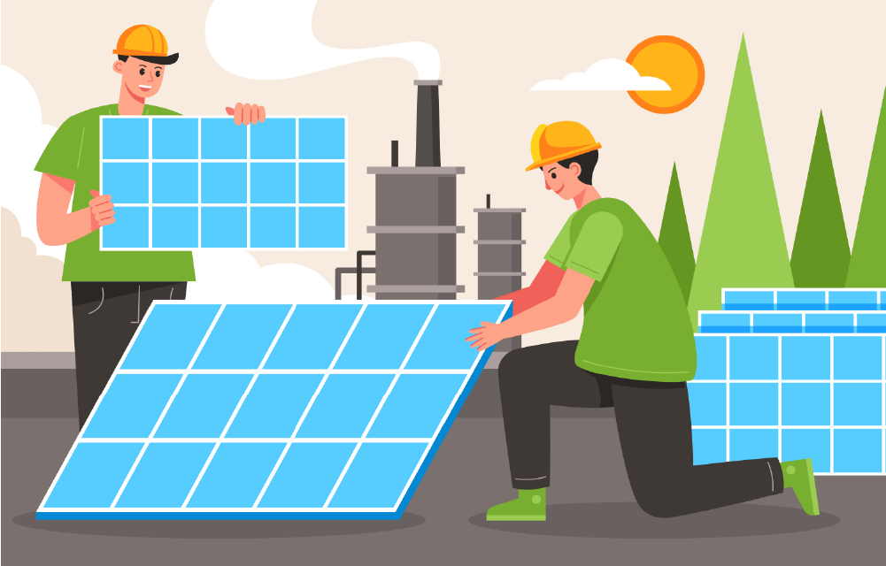 Solar system maintenance and technical support services